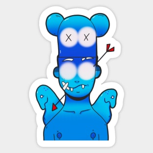 Mind Control Blue Sticker